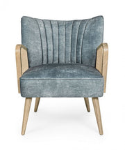 Poltrona vintage legno Virna Costal