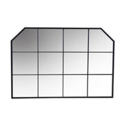 Specchio metallo nero cm100x2h70