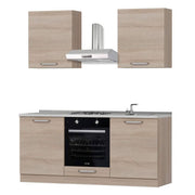 Cucina Krant rovere 180 centimetri con elettrodomestici