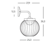 Applique 20W Led 4000K  linea cage  bianco