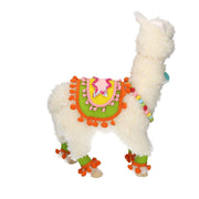 Pupazzo lama tessuto cm28x11,5h34
