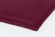 Cuscino lettino esterno in tessuto bordeaux Poly