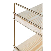 Scaffale Hobby 3 ripiani 40x13x40 bronzo ASZ1572