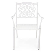 Sedia Con Bracciolo Ivrea Bianco Da Esterno
