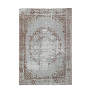Tappeto cotone azzurro Siria cm 140 x 200