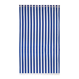 Tenda da sole per balcone strisce blu e bianco 140 x 300 centimetri