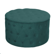 Puff velluto 1-2 verde salvia cm ø70h42
