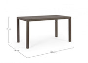 Tavolo Hilde 130X68 Coffee Yk14