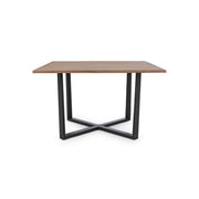 Tavolo Helsinki antracite-naturale 130x130 cm