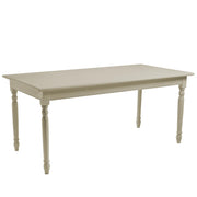 Tavolo legno shabby grigio rettangolare cm 80 x 160 x h 78