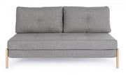 Divano Letto 2 posti Hayden grigio
