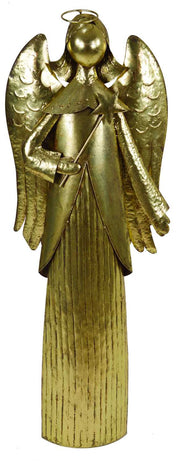Angelo grande oro con stella nai-2228 cm. 55 x 21 h 147