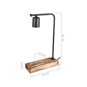 Lampada da scrivania con porta cellulare Vito  24 xh. 39 cm