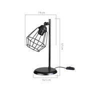 Lampada da tavolo EkinoKs colore nero MDL4266