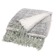 Plaid sherpa colori assortiti 130x170
