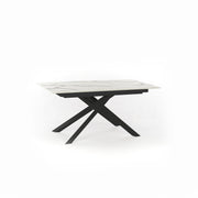 Tavolo allungabile con top in marmo calacatta 170/270x90x76h cm