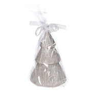 Candela paraffina albero champagne cmø9h13,5