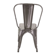 Sedia ferro new bristol galvanizzato cm51x43h84