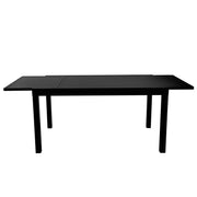 Tavolo in alluminio Sullivan allungabile antracite cm150-210x90xh73