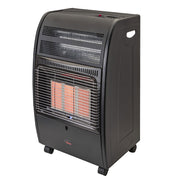 Stufa Infrarossi a Gas 4.2kW - Bruciatore GPL con Parabola Riflettente Smaltata e Griglia Protezione