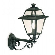 Lampada da esterno in alluminio pressofuso con diffusori in vetro trasparente grafite