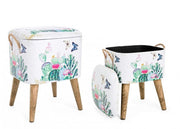 Set due sgabelli con contenitore Forestis bizzotto