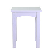 Tavolo esposizione in legno bianco Nantes cm154x46xh100