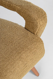 Poltrona vintage marrone-beige Berna Palm
