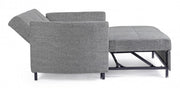 Divano letto due posti CLAYTON Grigio 166x88x h84 cm