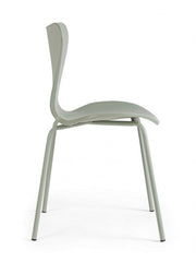 Sedia da pranzo in polipropilene Verde TESSA 50x49,5x h82 cm