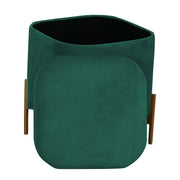 Puff velluto verde salvia cm38x38h45