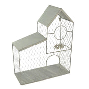 Gabbia casetta gardening grigio cm40x51x17