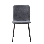 Sedia Patrug in tessuto grigio  83x56x43 cm