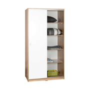 Armadio SWD4352023 tuttopiani sonoma bianco con ante scorrevoli