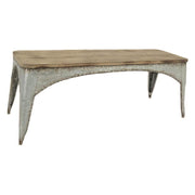 Tavolino in legno rettangolare