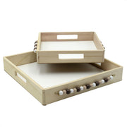 lignum wooden tray 1-2 square cm30x30h5