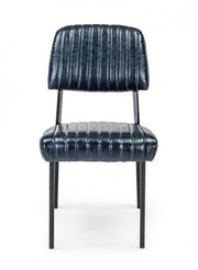 2x Sedia Nelly Blu Vintage