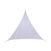 Tenda da Sole Triangolare 5x5x5 m in Tessuto Impermeabile - Colore: Grigio Tortora