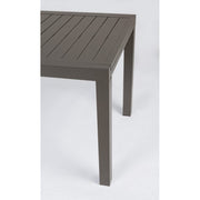 Tavolo per esterno allungabile in alluminio Caffè HILDE YK14 140-210x77x h75 cm