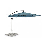 Ombrellone da giardino con braccio a 360°Texas cm 300x h260 Antracite-Pavone