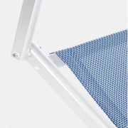 Lettino Cross in alluminio pieghevole blu iperbriko