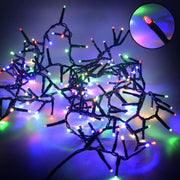 Luce filo 150 mini led multicolore controller cm300 al. fissa uso esterno