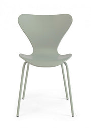 Sedia da pranzo in polipropilene Verde TESSA 50x49,5x h82 cm