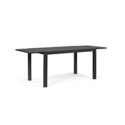Tavolo da esterno allungabile in alluminio Antracite cm 140-210x77x h75