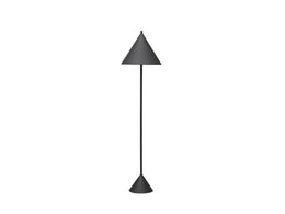 Lampada da terra in metallo nero D40xD40x156h cm