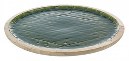 2x Piatto Decorativo Mangus Verde