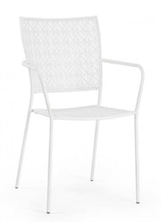 4x Sedia C-Br Lizette Bianco