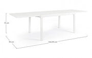 Tavolo All. Pelagius 135-270X90 Bia Yk11