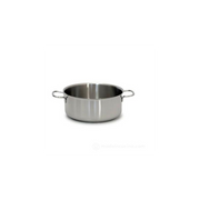 Casseruola con doppio manico in acciaio inox