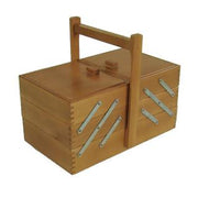 Portalavoro n.12 noce cm34xh18-29,5x20 legno di faggio made in italy